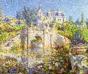 Colin Campbell Cooper A California Water Garden at Redlands Spain oil painting reproduction